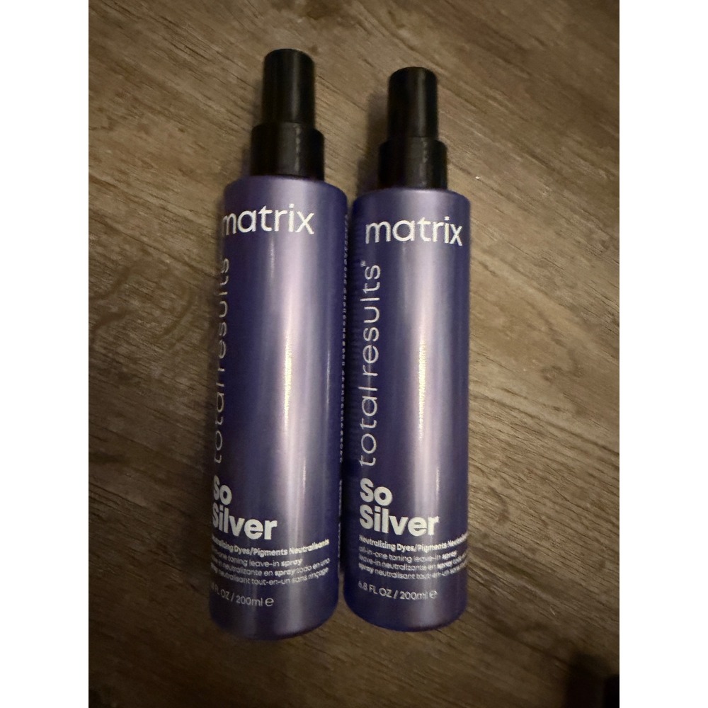 Matrix Total Results So Silver All-in-One Toning Leave In Spray Set of 2 hair